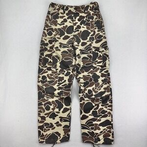 Vintage Winchester Frogskin Camo Cargo Pants Mens 30x30 Hunting Duck Canvas 80s